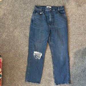 Abercrombie & Fitch Ankle Straight Jeans